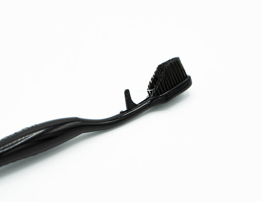 BLACK (SOFT) BRUSH AND FLOSS TOOBRUSH (6 Free refills)