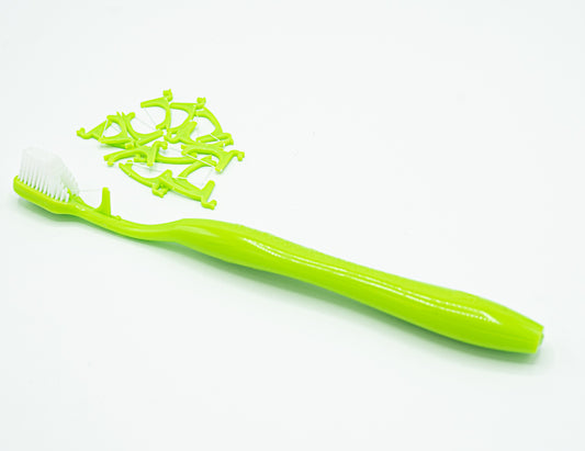 TRU FLOSS TECHNOLOGY  (ADULTS SOFT) TOOTHBRUSH + (120) REFILLS (Every 3 months subscription)